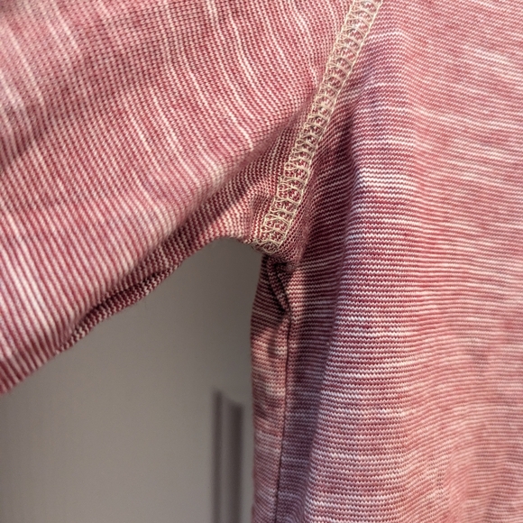 LOGG H&M Mens Hoodie Pullover Long Sleeve Shirt Red Heather Sz Sm EUC - Picture 5 of 15